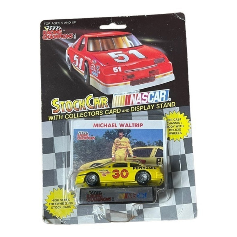 Racing Champions #30 Michael Waltrip 1:64 Die-Cast Stock Car Country Time 1990
